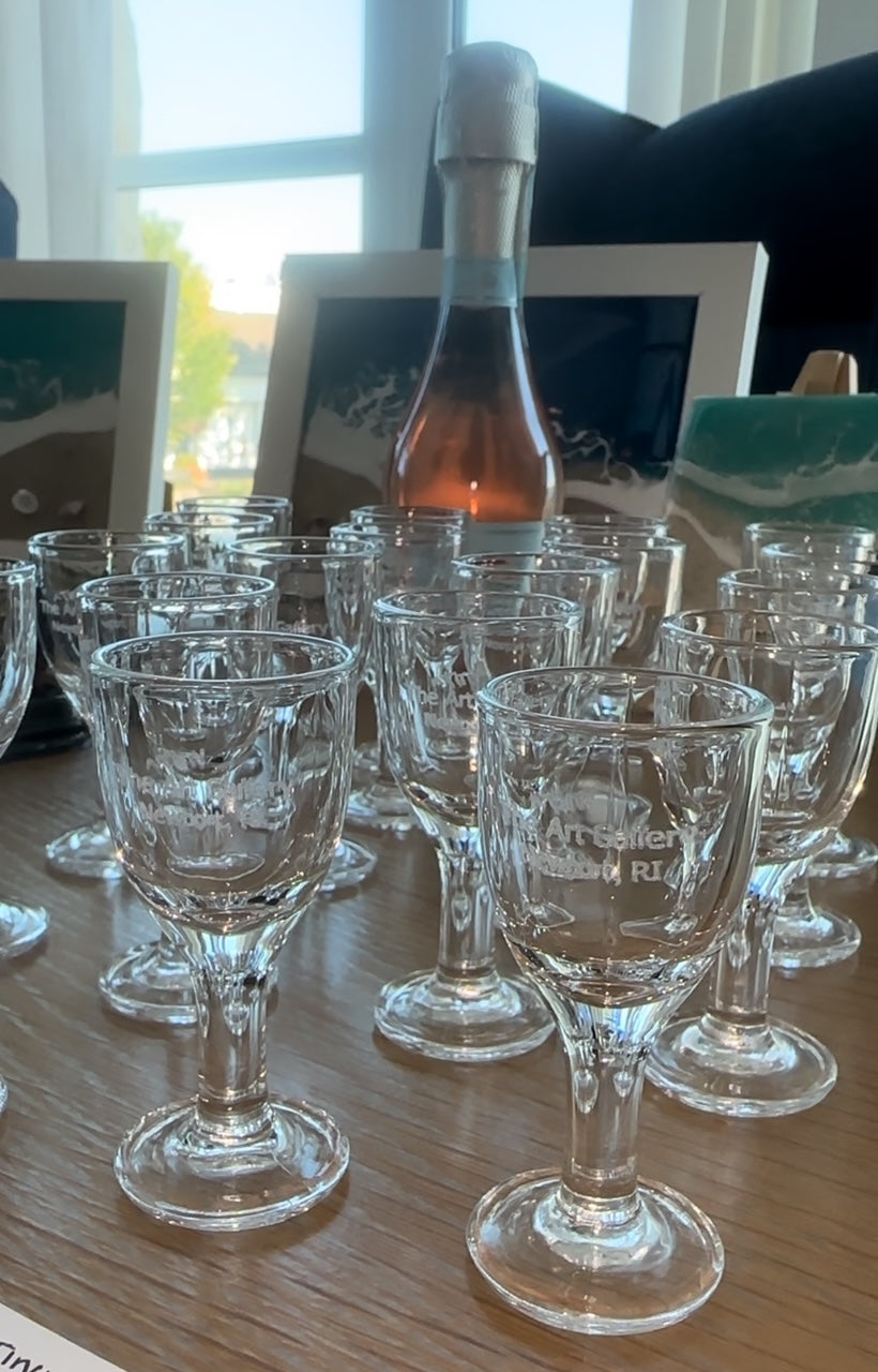 The ^Tiny Art Gallery Wine Glass