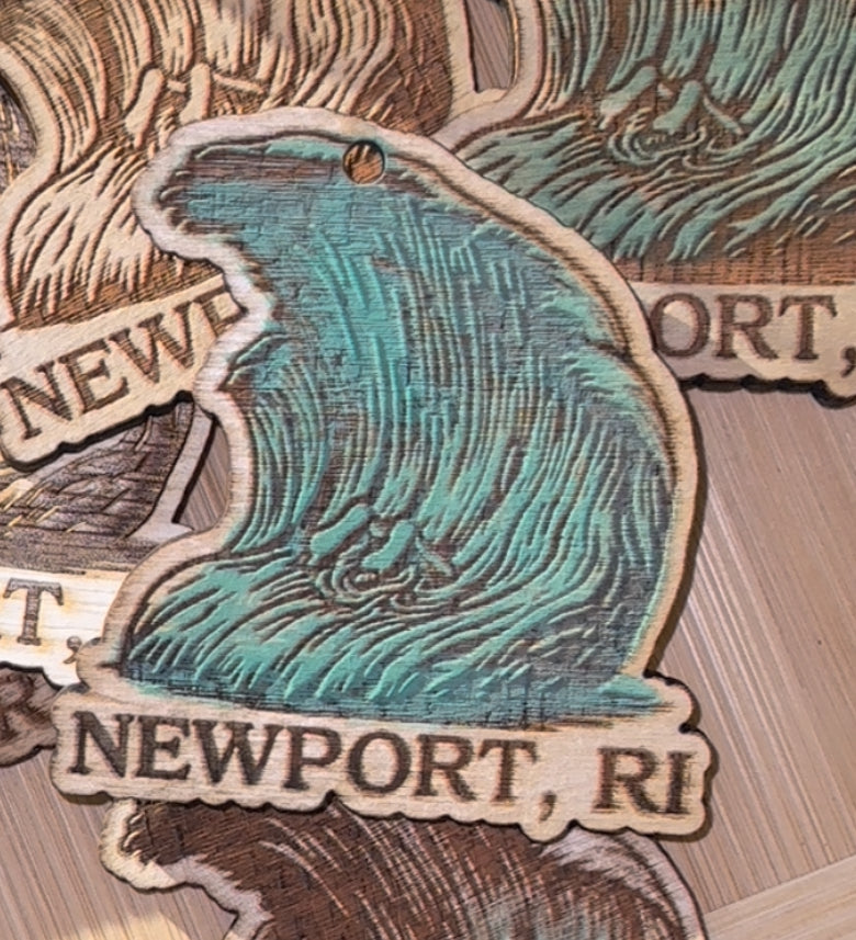 Wave Statue Ornament