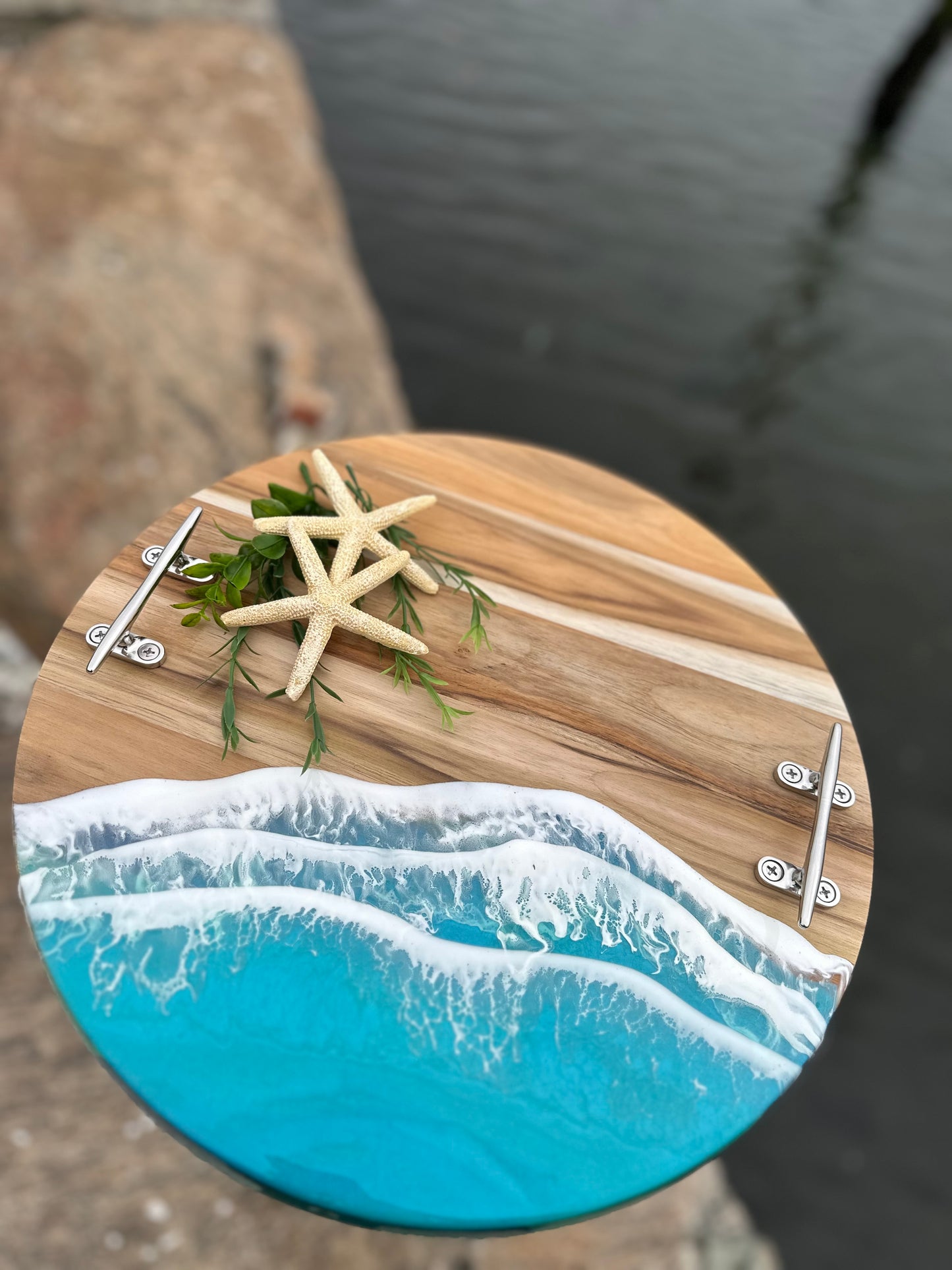Ocean Cliff Serving Tray