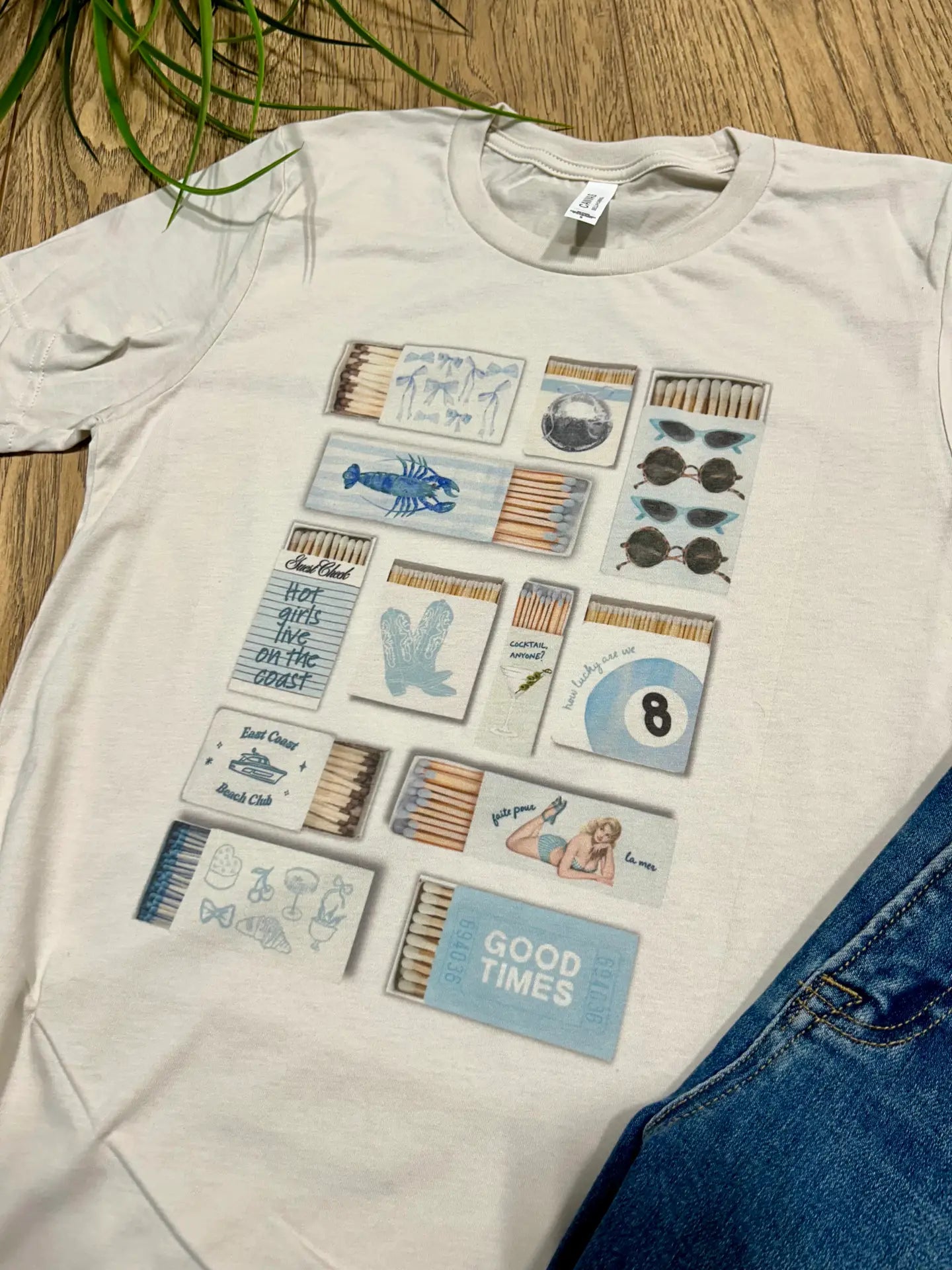 Vitamin Sea Coastal Match Box Collection T-shirt