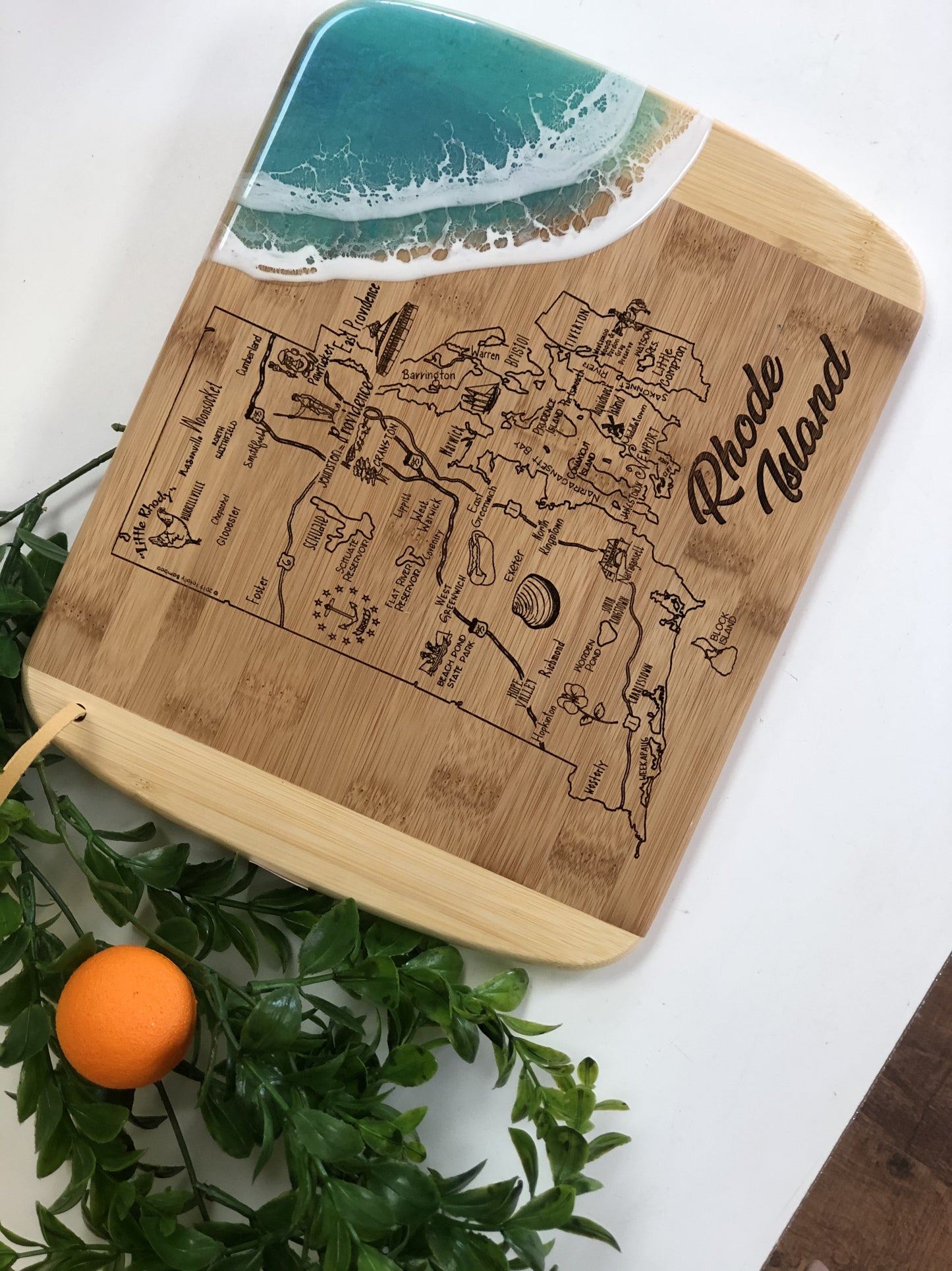 State Map Charcuterie Board