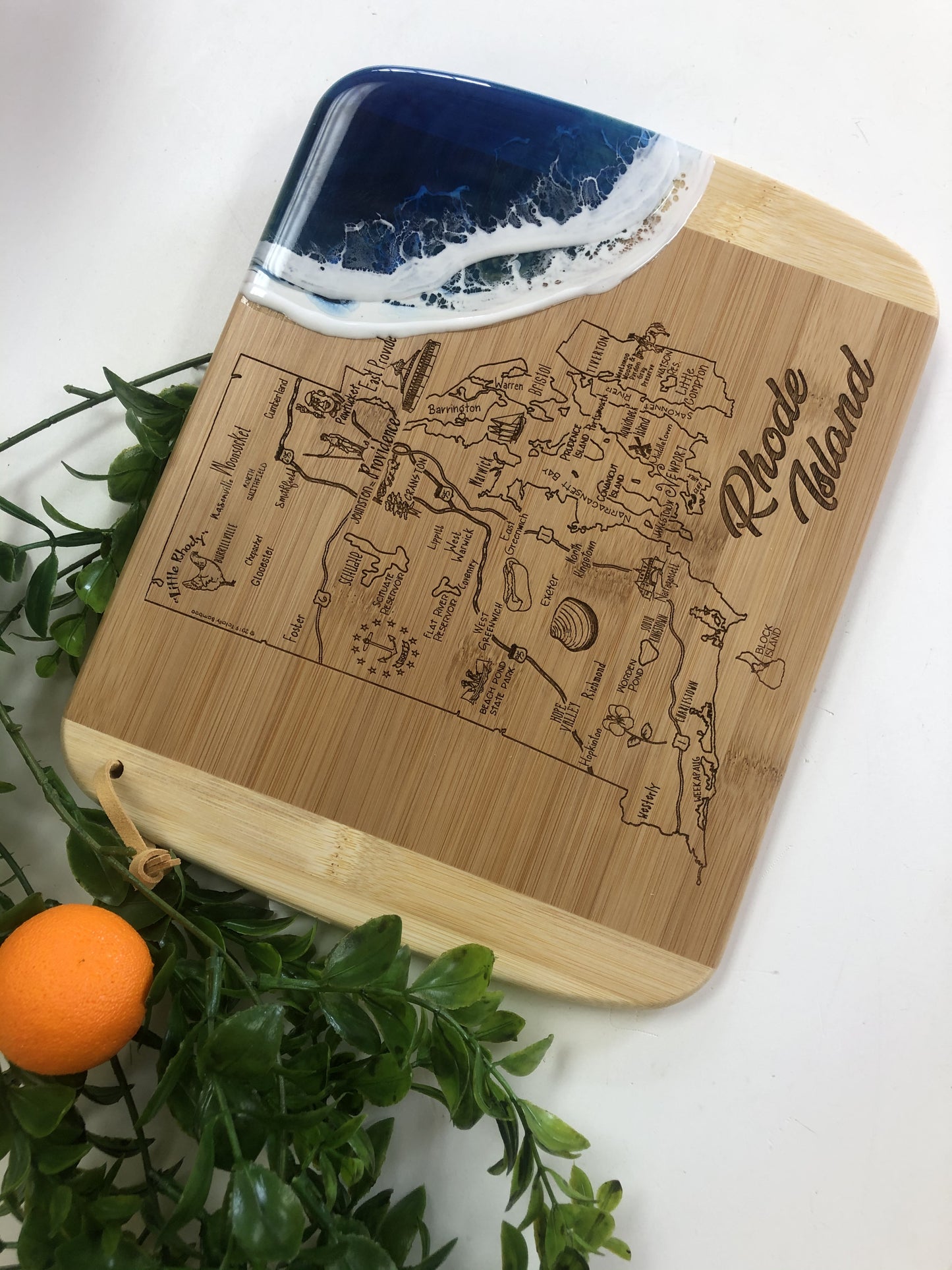 State Map Charcuterie Board