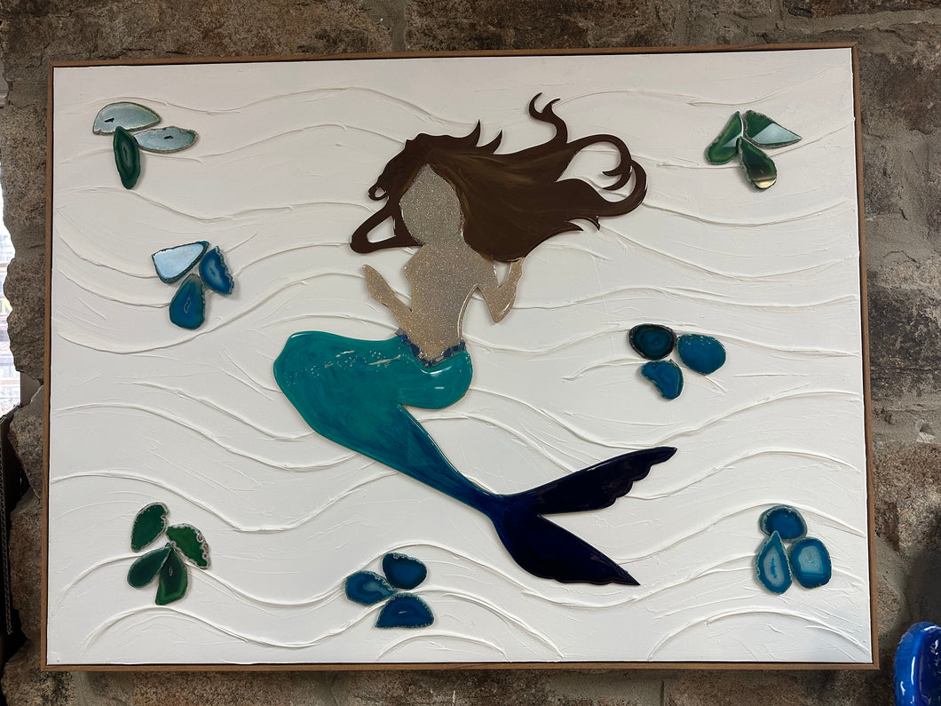 Agate Mermaid Dream Wall Art