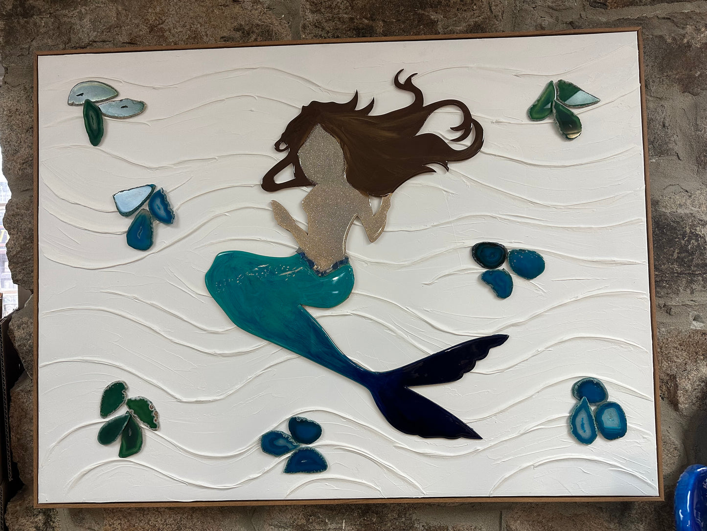 Agate Mermaid Dream Wall Art