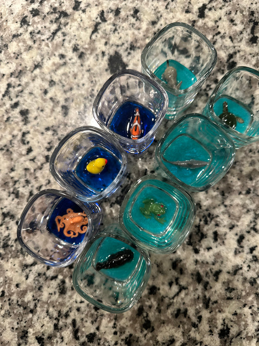 Single Animal Shot Glasses