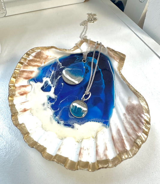 Saturday August 16th 9:30-11am Resin Jewelry Art Class