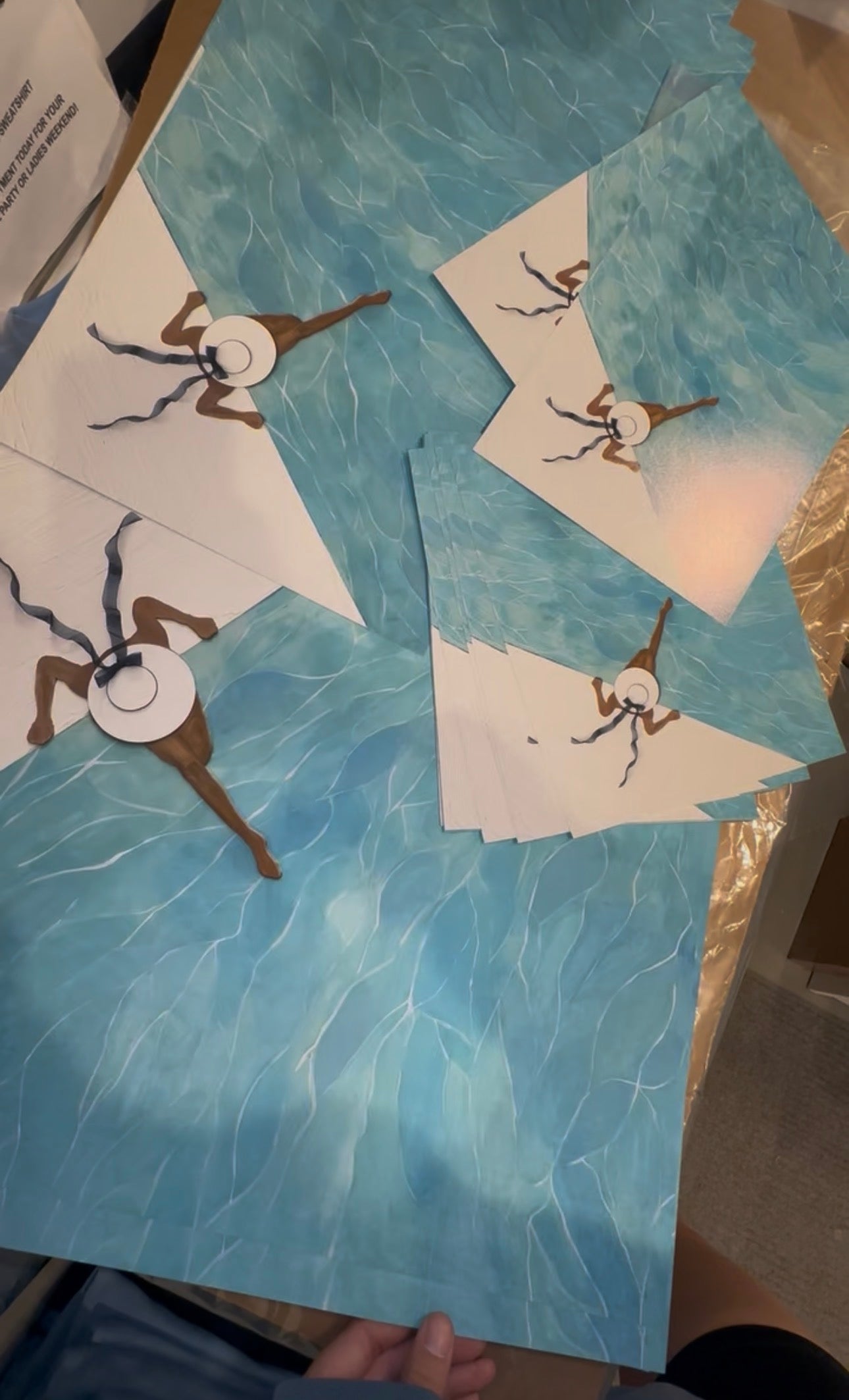 Pool Girl Print
