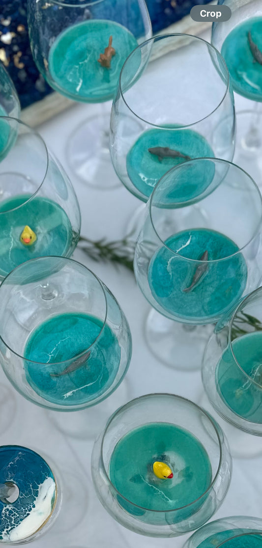 Animal Wine Glass