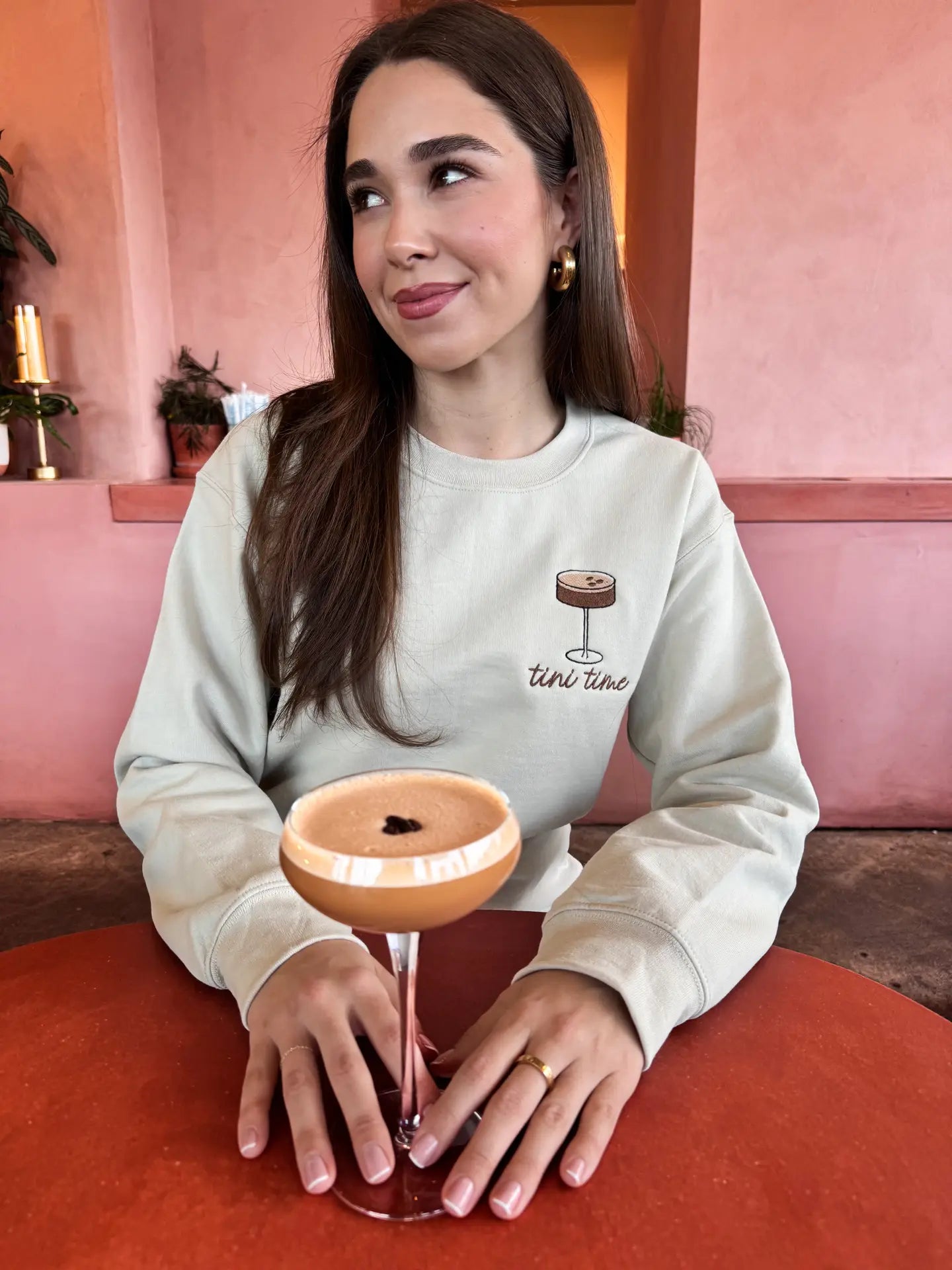 With Baileys Espresso Tini Crewneck