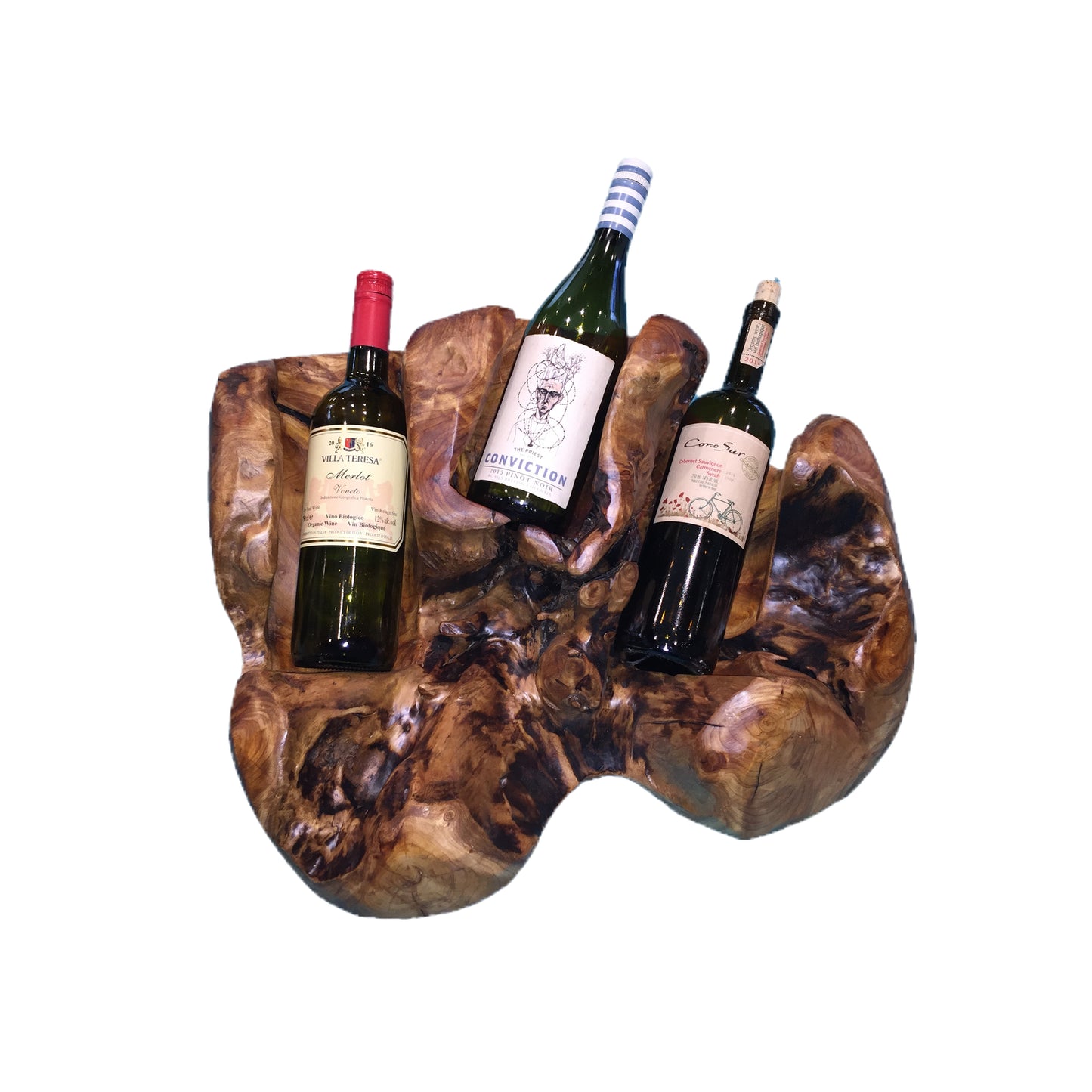 Wine Bottle Holder Cyprus Stumps