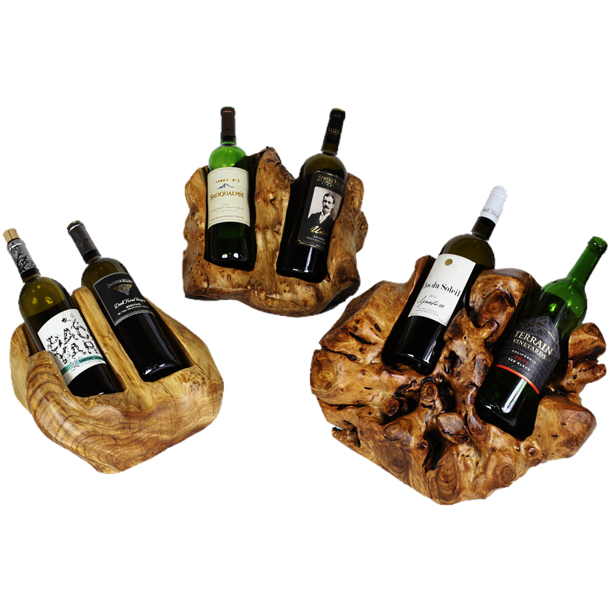 Wine Bottle Holder Cyprus Stumps